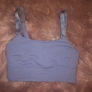 Lavender Lululemon Longline Sports Bra